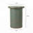  Magnesium Oxide Outdoor Patio Accent Table Side