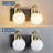 Modern Milk Glass Globe Shade Bathroom Light Vanity Light Fixture for Hallway Living Room Wash Room Powder Room-701660552-701660548-699395728