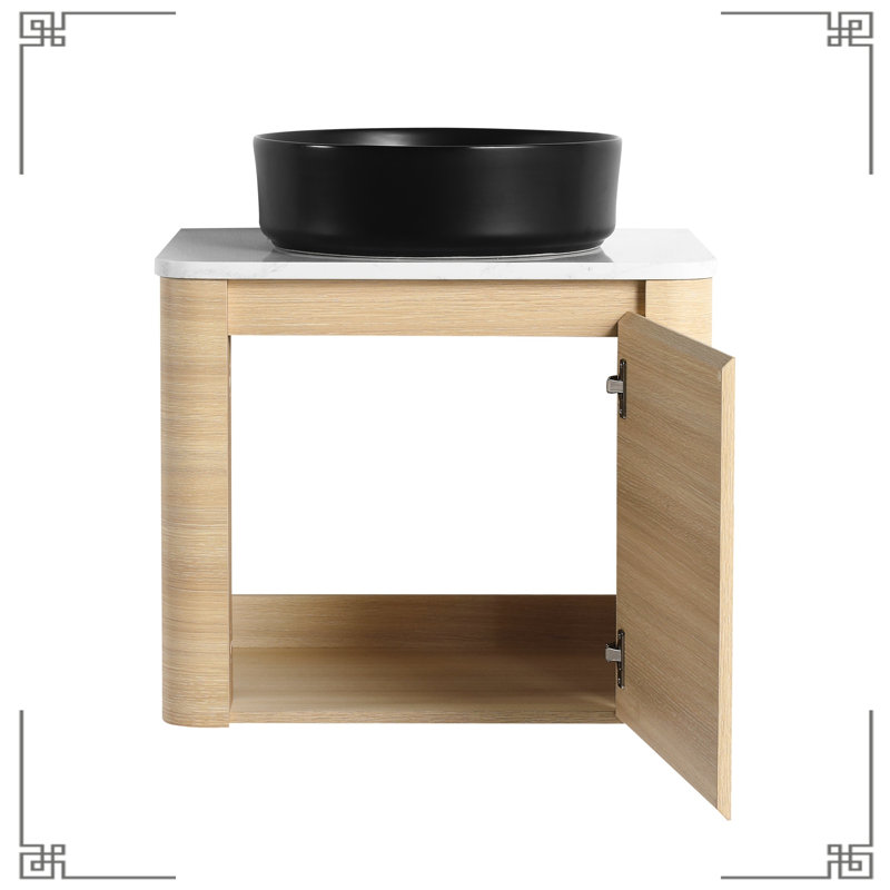 Wall Mounted With Stone Top