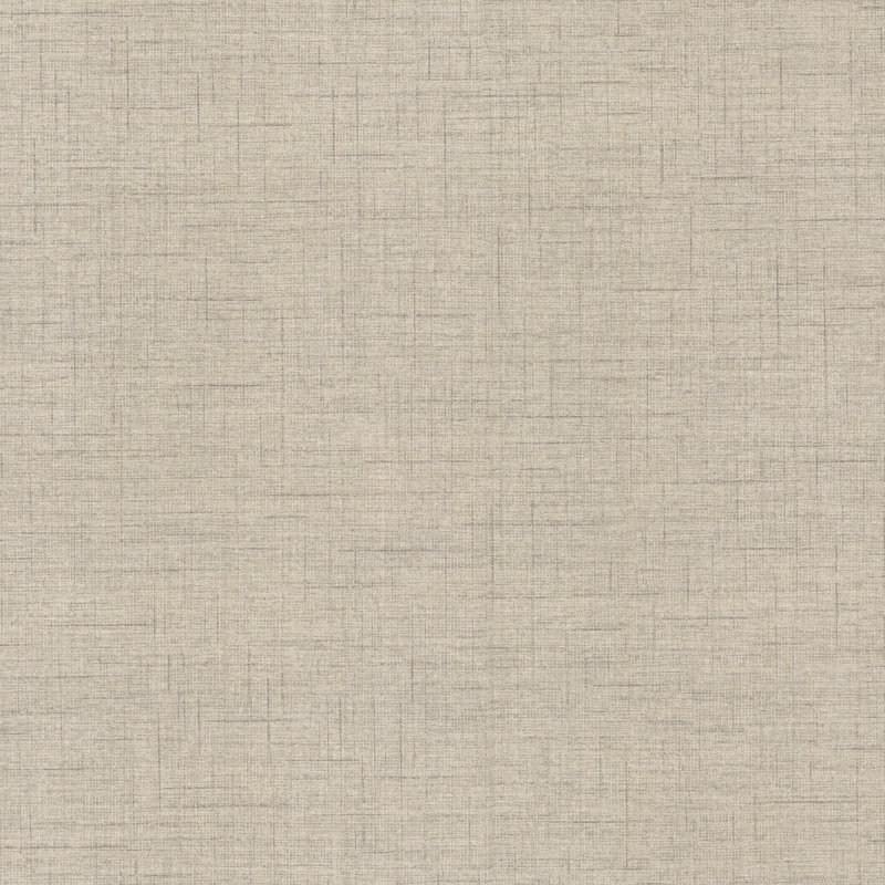 Papier peint imitation tissu gris clair Leon, Gris
