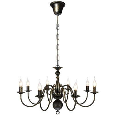 8 - Light Candle Style Chandelier