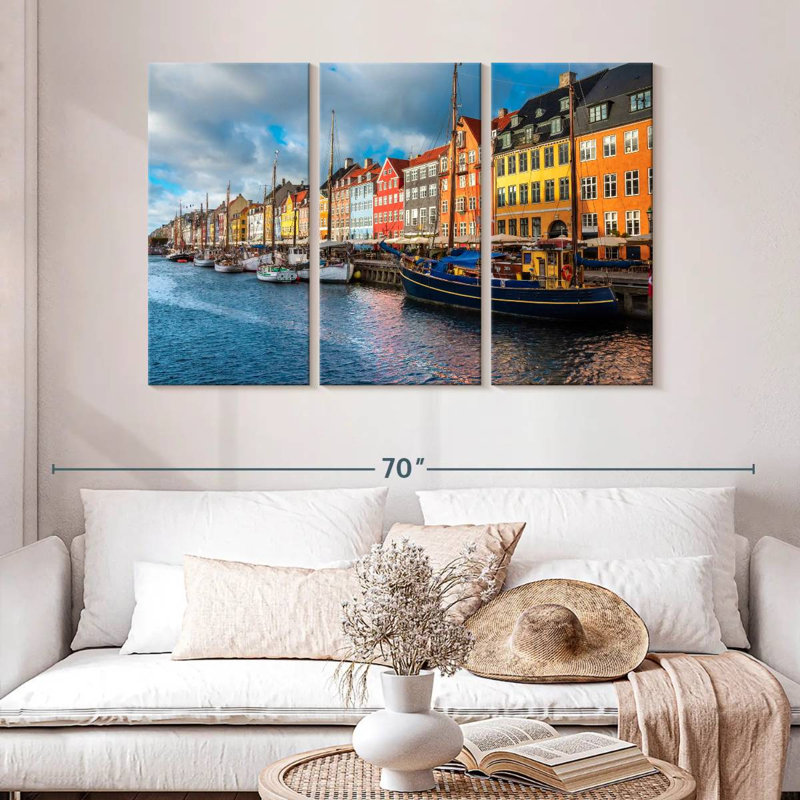 Hannes Nyhavn Port Copenhagen, 32" H x 50" W