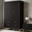 Solid Wood Wardrobe-996003187