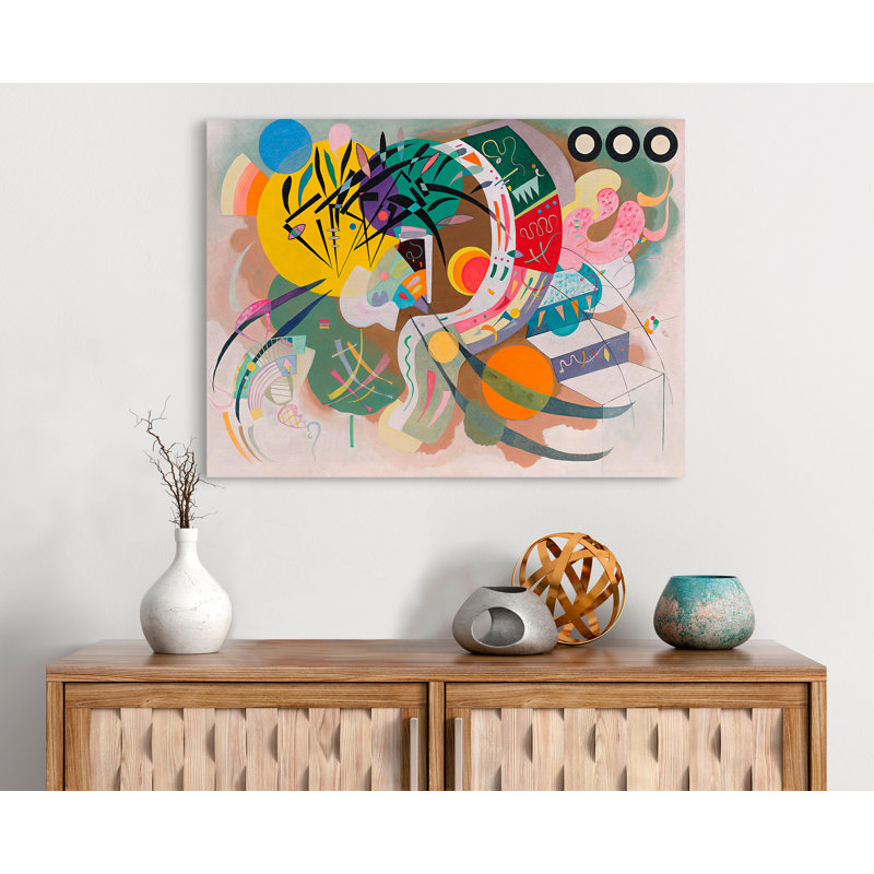 Dominant Curve by Wassily Kandinsky - Wrapped Canvas Painting, 70cm H x 100cm W x 4cm D