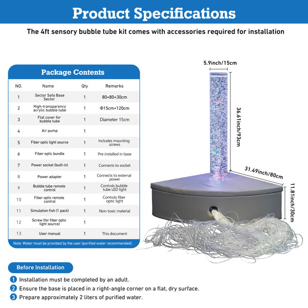 Dimensions du produit
