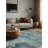 Machine Washable Blue Area Rug-668986141