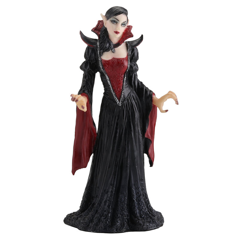 4.33 in H Vampire Countess Poly Resin