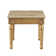 Table de bout carrée de 26 po avec plateau en marbre naturel Apollonio