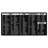 CounterArt Black & White Large Waterproof Desk Protector with Office Windows Cheat Sheet 32” x 16”