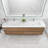 84'' Double Bathroom Vanity with Acrylic Top-1323390672