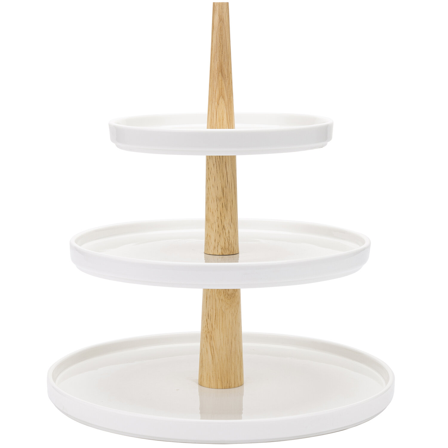 French Kitchen White Marble 2-Tier Server Cupcake Stand + Reviews