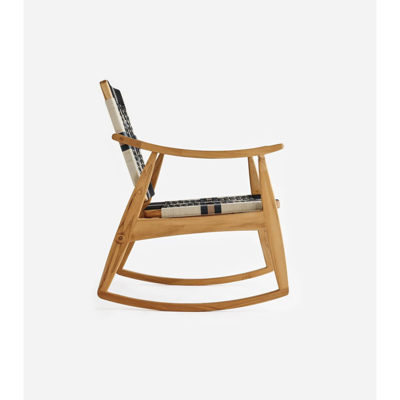 Izapa Rocking Chair, Natural, Colonial Pattern
