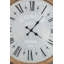 Horloge murale surdimensionnée avec cadre en bois de sapin | Idée de cadeau