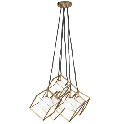 Thomson 6 - Light Cluster Square / Rectangle Pendant