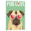 «Beach Bums Series: Pug II», impression sur toile