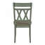 Ensemble de 2 chaises modernes au design moderne avec cadre en bois sarcelle antique-1234939270