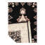 Tapis oriental noir / beige en laine et coton noué à la main 7 pi 7 po x 9 pi 8 po Oriental