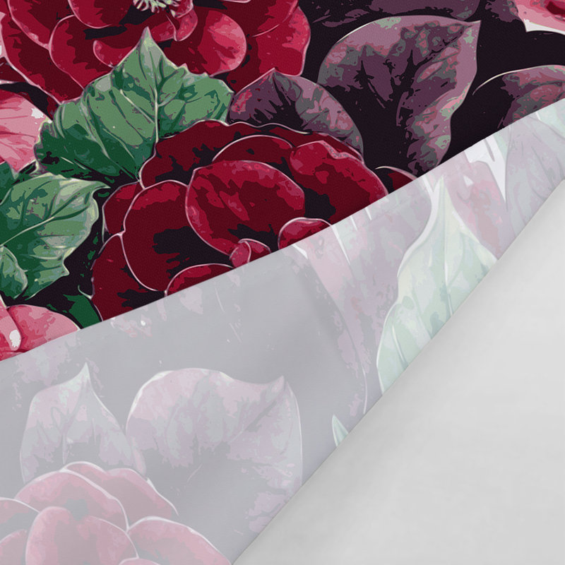 Tapisserie murale Bégonias botaniques, 51 po x 60 po