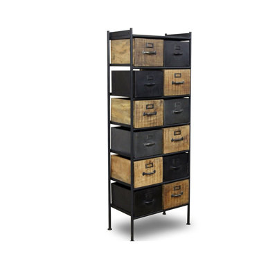 Bronto Solid Wood 24 " W 12 - Drawer Dresser