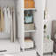 Armoire en bois massif avec 3 tiroirs-1452617519
