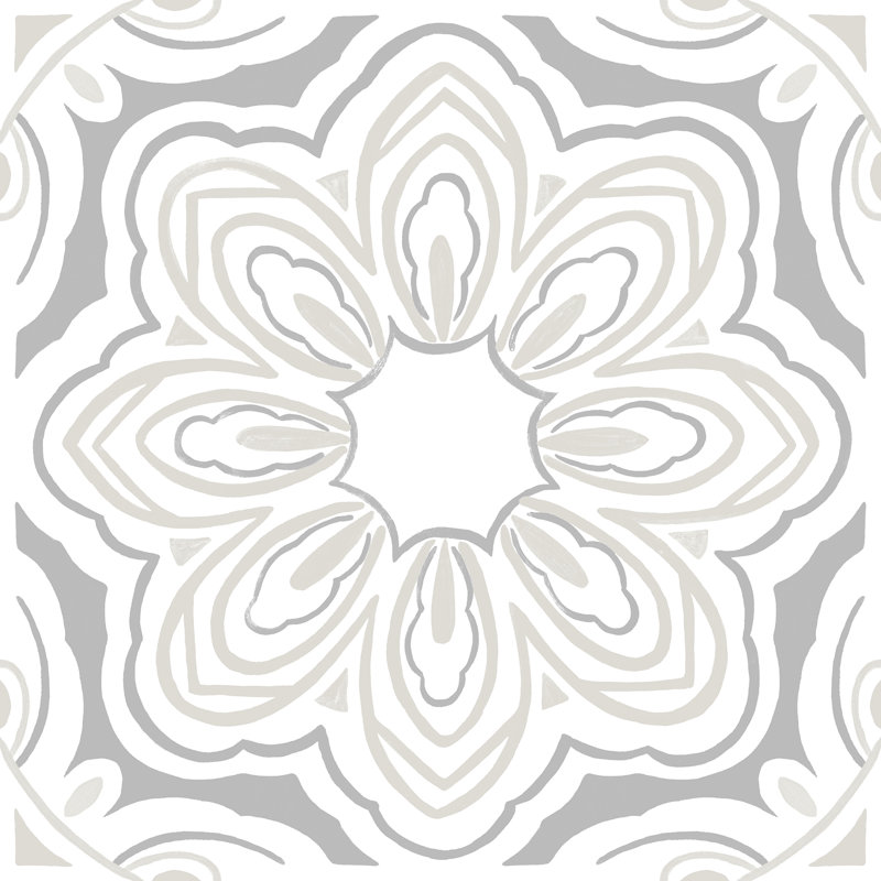 12'' x 12'' x 25.4 mm Vinyl Tile, Gray