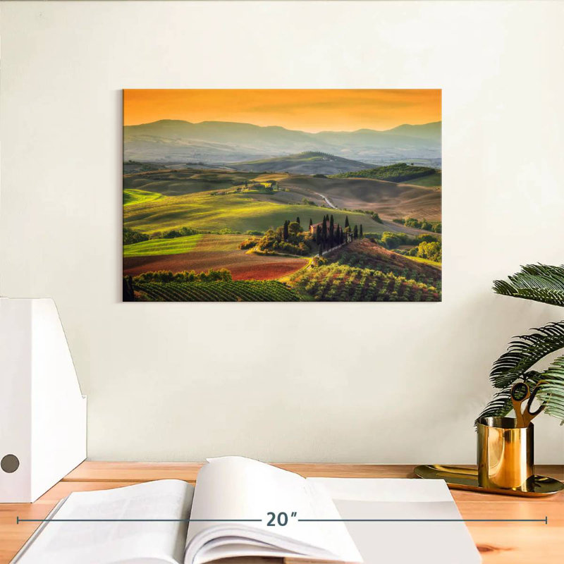 Alvord, Toscane à l'aube, H 8 po x l 12 po