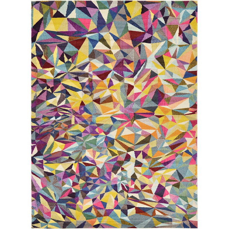 Abstract Indoor Rug, Rectangle 8' x 11'