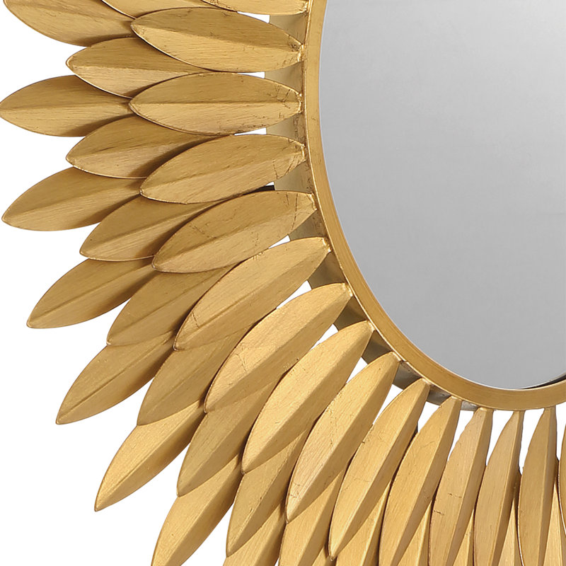 Thom Mirror, Antique Gold , 24" x 24"