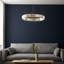 Elitia 1 - Light Steel LED Crystal Pendant