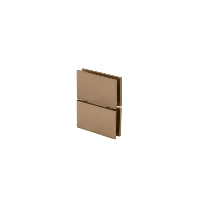 FHC CAM02BBRZ Support pivotant verre à verre pour verre 3/8 po - bronze brossé Cambria Series