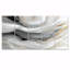 «White Ripples Of Stone V - Abstract Modern Waves», ensemble d'art sur toile-430688531