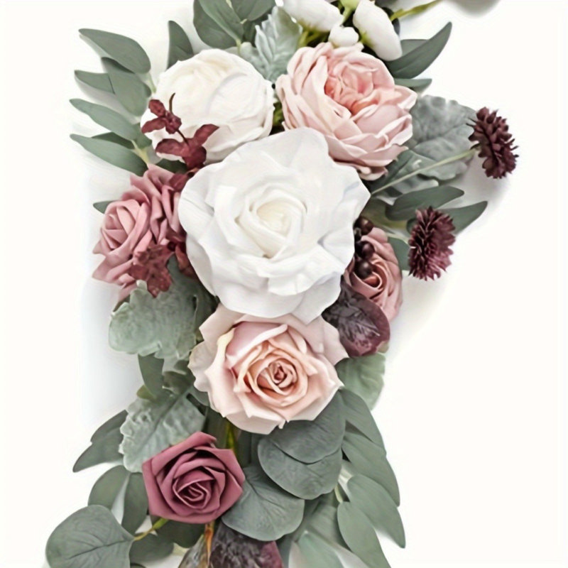 Artificial Wedding Arch Flowers Swag Kit