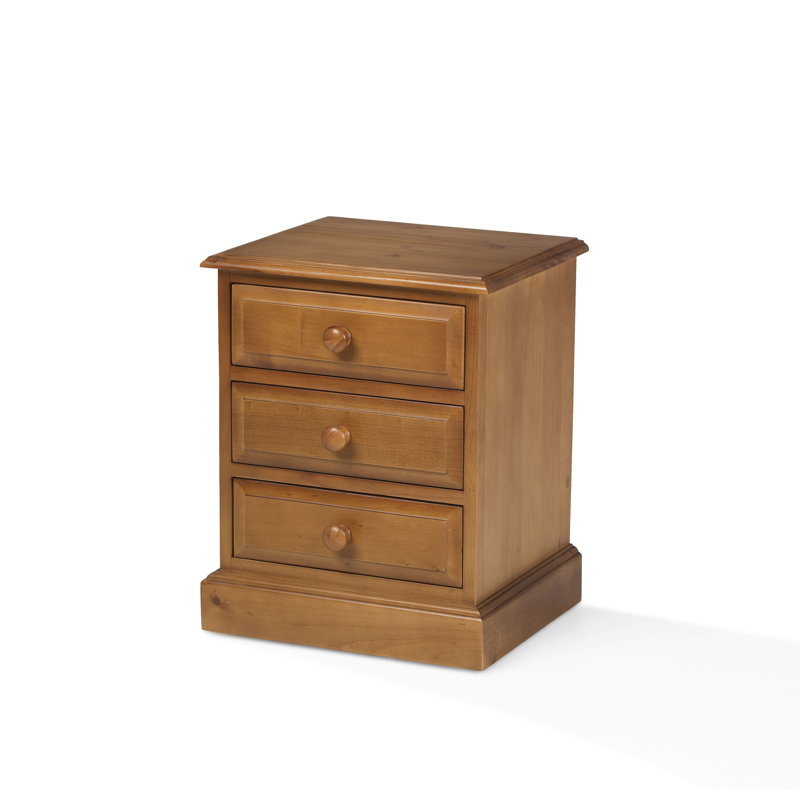 Hendon 45cm W Solid Wood Bedside Table