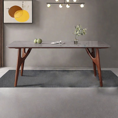 Petite table rectangulaire moderne de style nordique