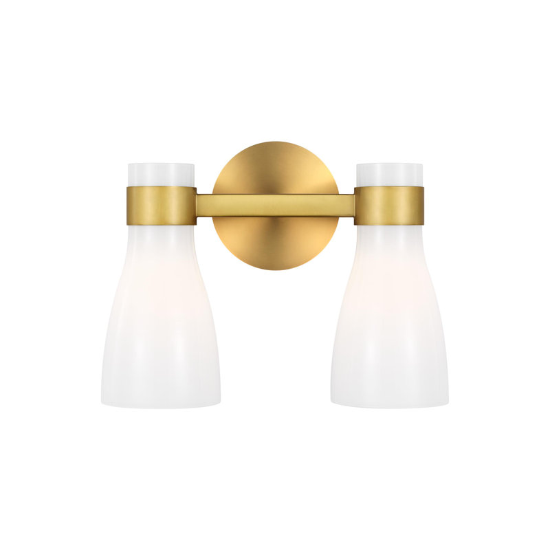 Moritz Vanity Light, Clear, 2, Polished Nickel