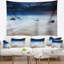 Tapisserie «Seashore White Waves over Moeraki Boulders»-28502367