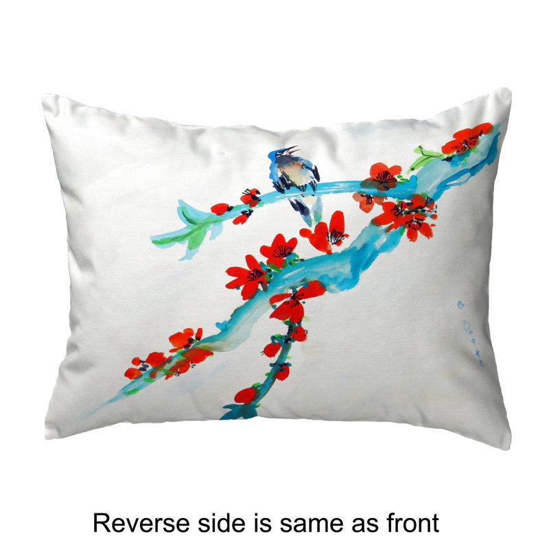 Outdoor Reversible Throw Pillow