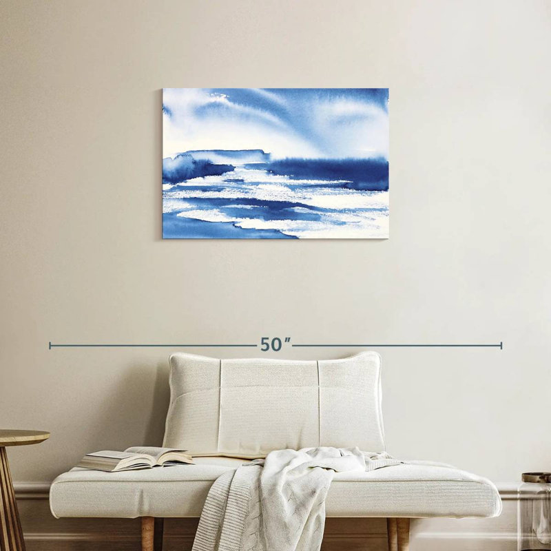 Avery Ocean Blue I, 20" H x 30" W