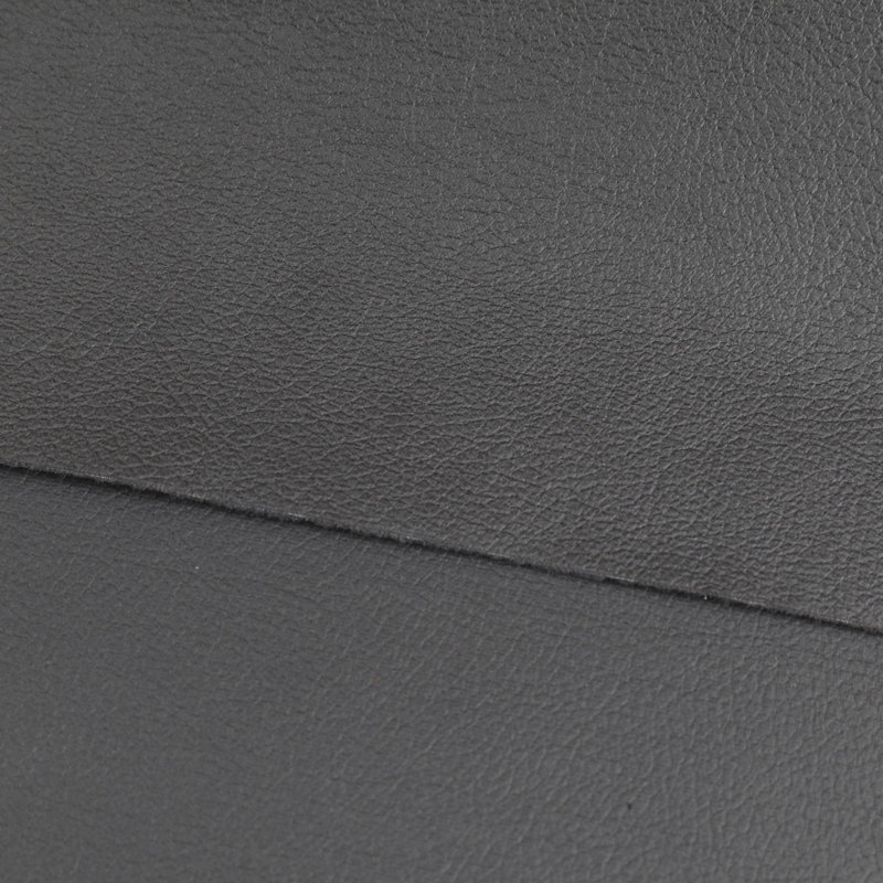 Fauteuil Ickenroth, Siège gris anthracite / cadre noir et brun, Simple