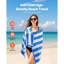 Ensemble de 4 serviettes de plage grande taille 30 x 60