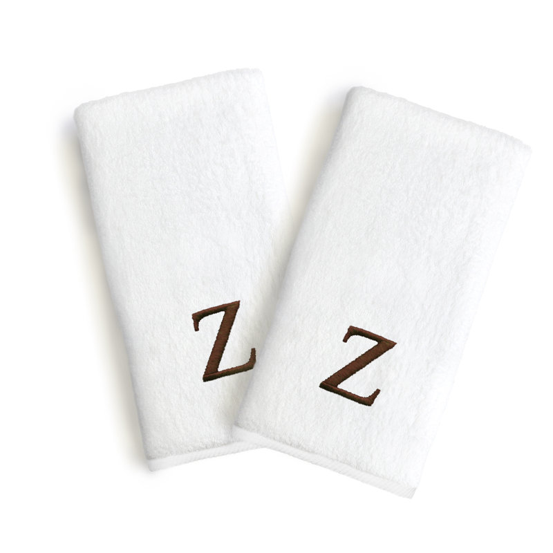 Soft Twist Hand Towel, Letter: Z