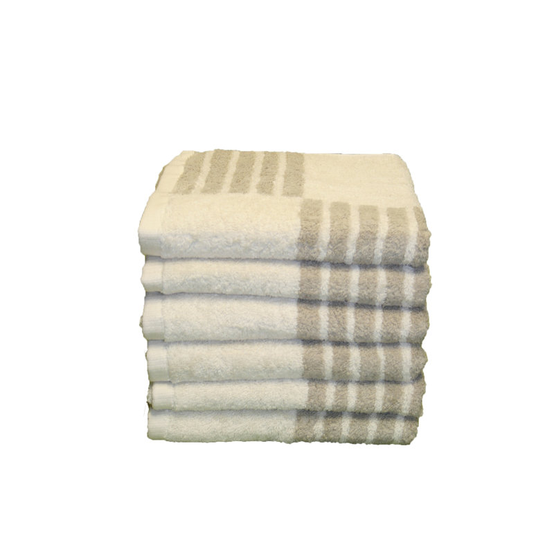 Essuie-mains (lot de 6) Riegel, Gris