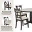 Ensemble 5 pièces de table et chaises pour 4 personnes