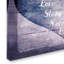 « a true love story never ends », art textuel sur toile tendue-21936275