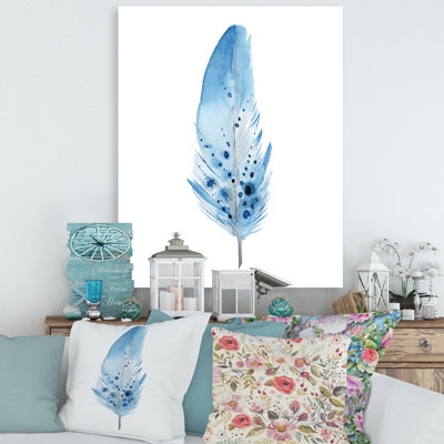 Boho Feathers - impression sur toile tendue