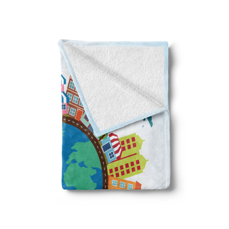 Hand Woven Throw Blanket, 50" x 70"