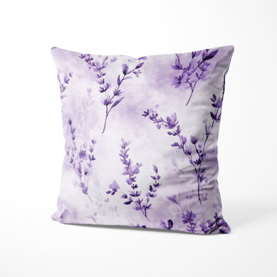 Coussin Country Farmhouse - Coussin imprimé brise de lavande