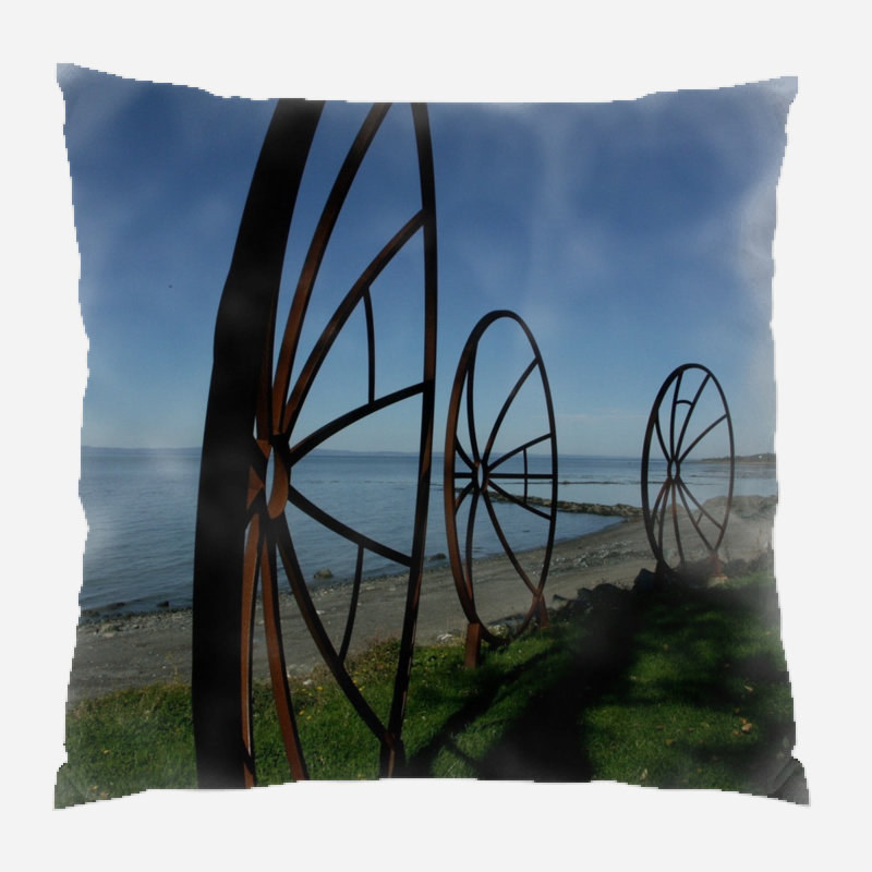 Design Microsuede Reversible Throw Pillow