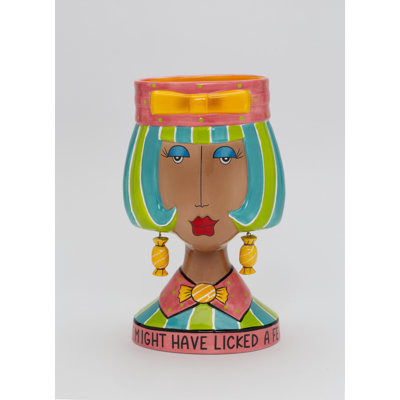 DollyMama "Sweet" Lady Vase- 8 1/2"H
