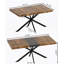 Table de salle à manger rectangulaire extensible 55,11 "-70,86"-212113446
